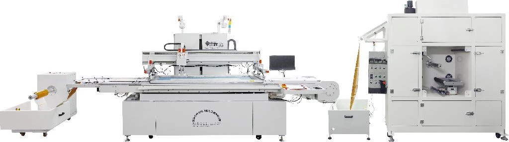 roll to roll CCD visual registration screen printing machine roll to roll CCD visual registration screen printing machine